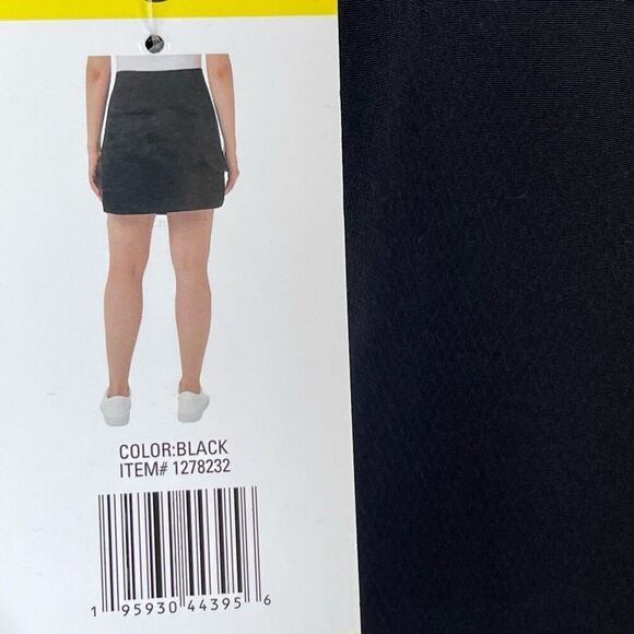NWT 32 Degrees Cool Woven Athletic Skort (Black) - Small - Picture 5 of 8